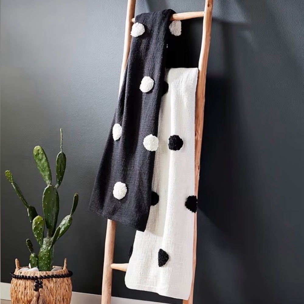 Mud Pie Tufted Ball Throw